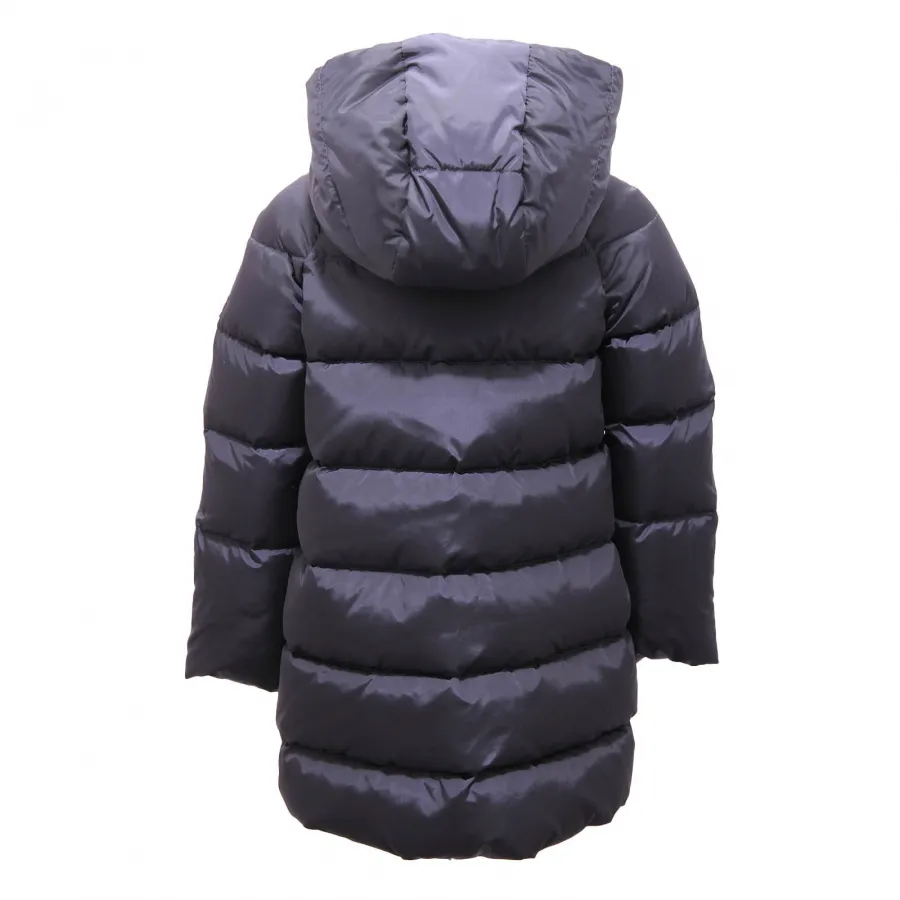 0407AO piumino bimba IL GUFO girl kids down jacket blue