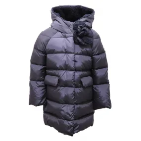 0407AO piumino bimba IL GUFO girl kids down jacket blue