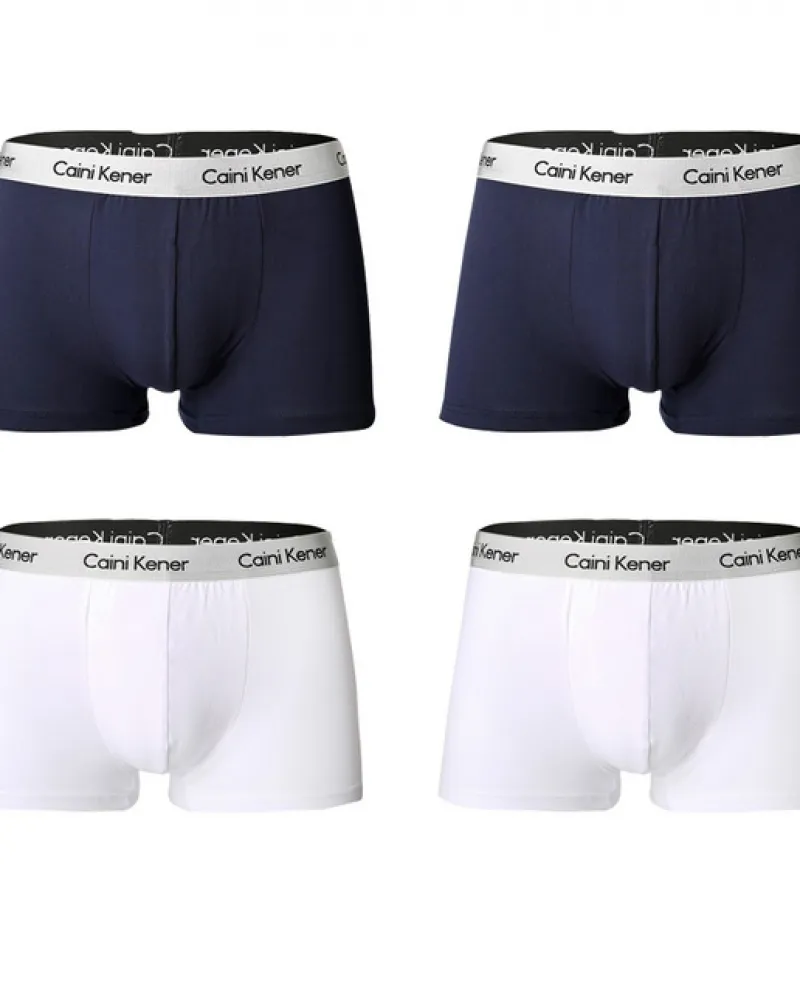 4 pezzi boxer uomo uomo corto traspirante flessibile pantaloncini comodi boxer bella mutandine solide