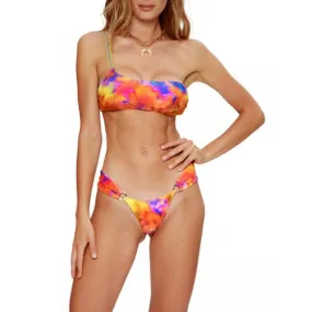 4Giveness Bikini Top E Slip Anelli Powerful Tie Dye