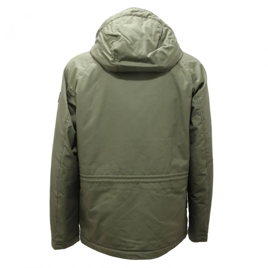 7310AI piumino uomo WOOLRICH MOUNTAIN COTTON man down light padded jacket green