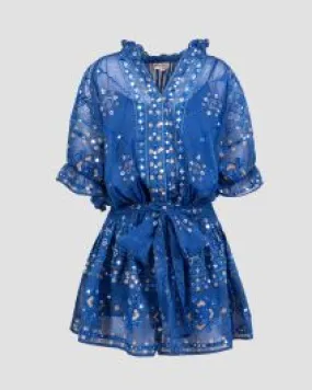 Abito Juliet Dunn Mosaic Blouson Dress