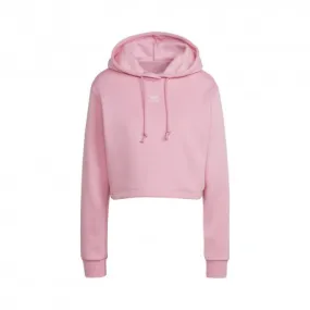 ADIDAS Originals Felpa Con Cappuccio Logo Rosa Donna