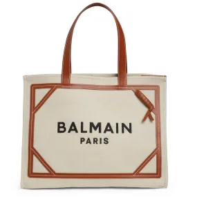 BALMAIN  Borsa ''B-Army 42'' in tela beige