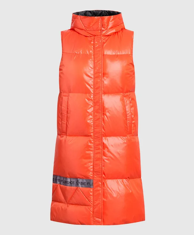 Be Florence Gilet in piumino arancione BE2241