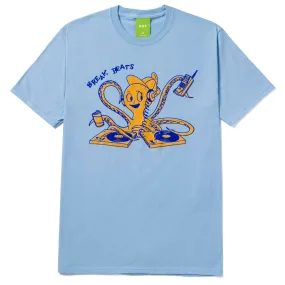 BEATS AND PEACES S/S TEE - LIGHT BLUE