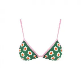 BIKINI TRIANGOLO "MARIELLE" DAISY BLOSSOM IN COTONE