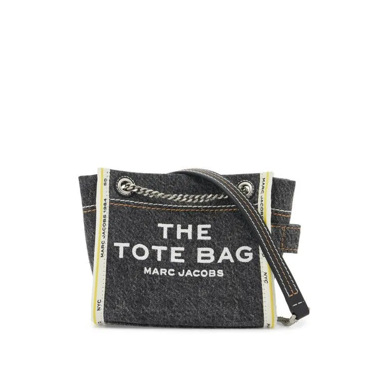 Borsa The Denim Chain Crossbody Tote Bag