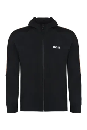 BOSS BOSS x Matteo Berrettini - Felpa full-zip con cappuccio