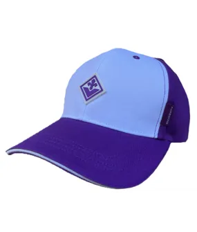 CAPPELLO FIORENTINA UFFICIALE in COTONE BIANCOVIOLA