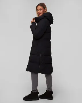 Cappotto nero con piumino da donna Woolrich Matt Stretch Long Puffer Parka CFWWOU1044FRUT3107-black