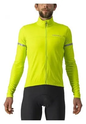 Castelli Fondo 2 lime Yellow/reflex jersey