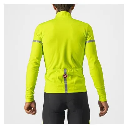 Castelli Fondo 2 lime Yellow/reflex jersey