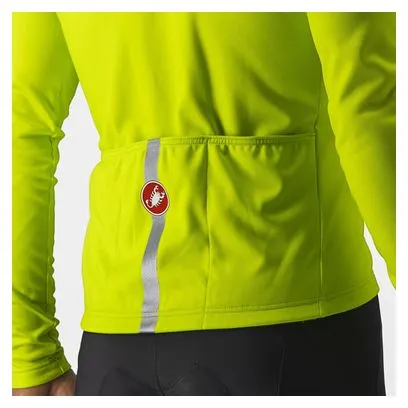 Castelli Fondo 2 lime Yellow/reflex jersey