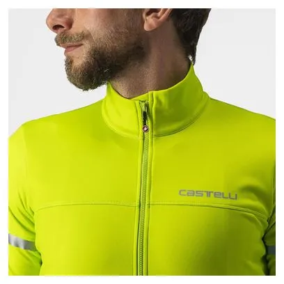 Castelli Fondo 2 lime Yellow/reflex jersey