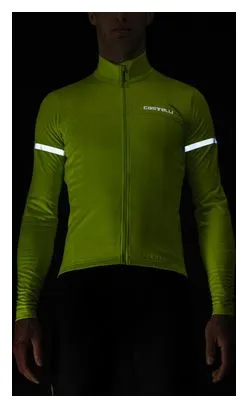 Castelli Fondo 2 lime Yellow/reflex jersey