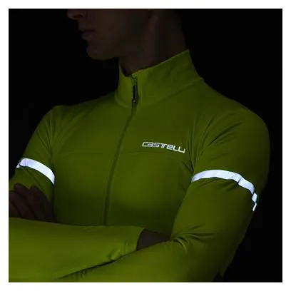 Castelli Fondo 2 lime Yellow/reflex jersey