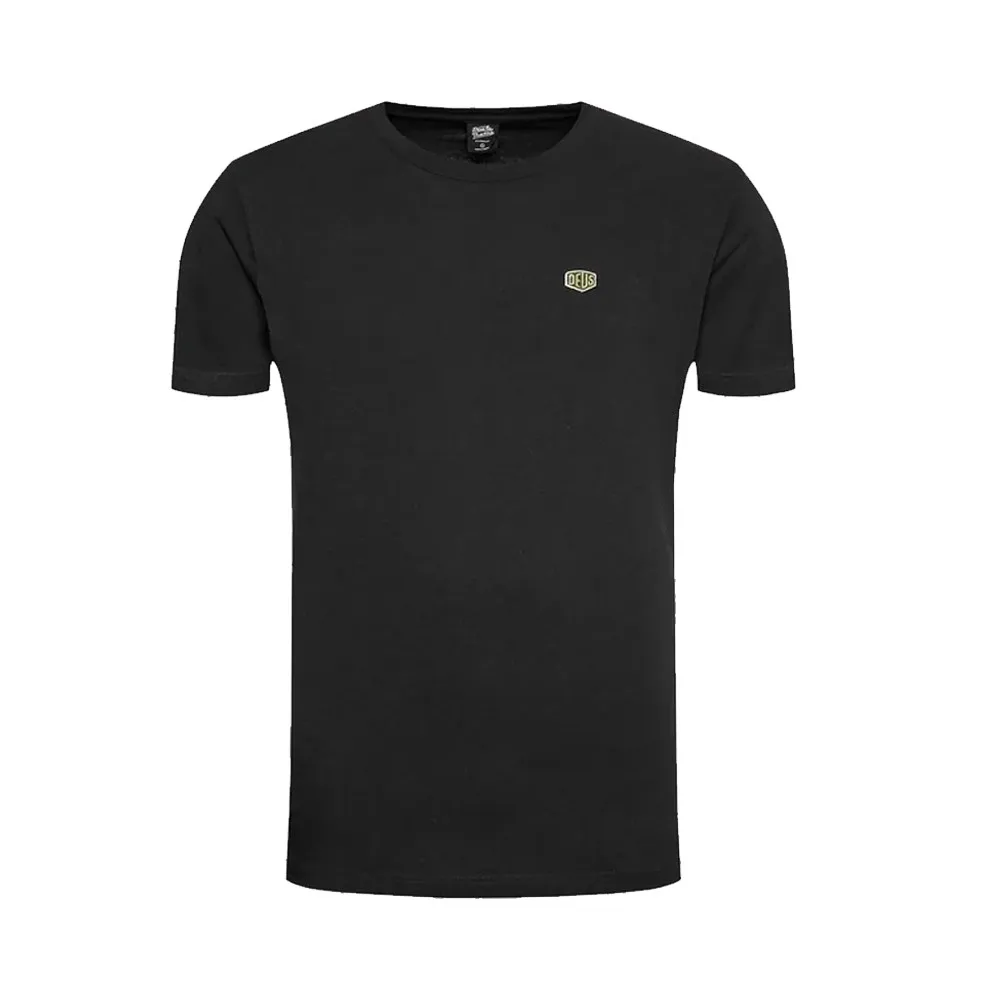 Deus T shirt uomo DMF201877 BLK Black Shield Standard Tee