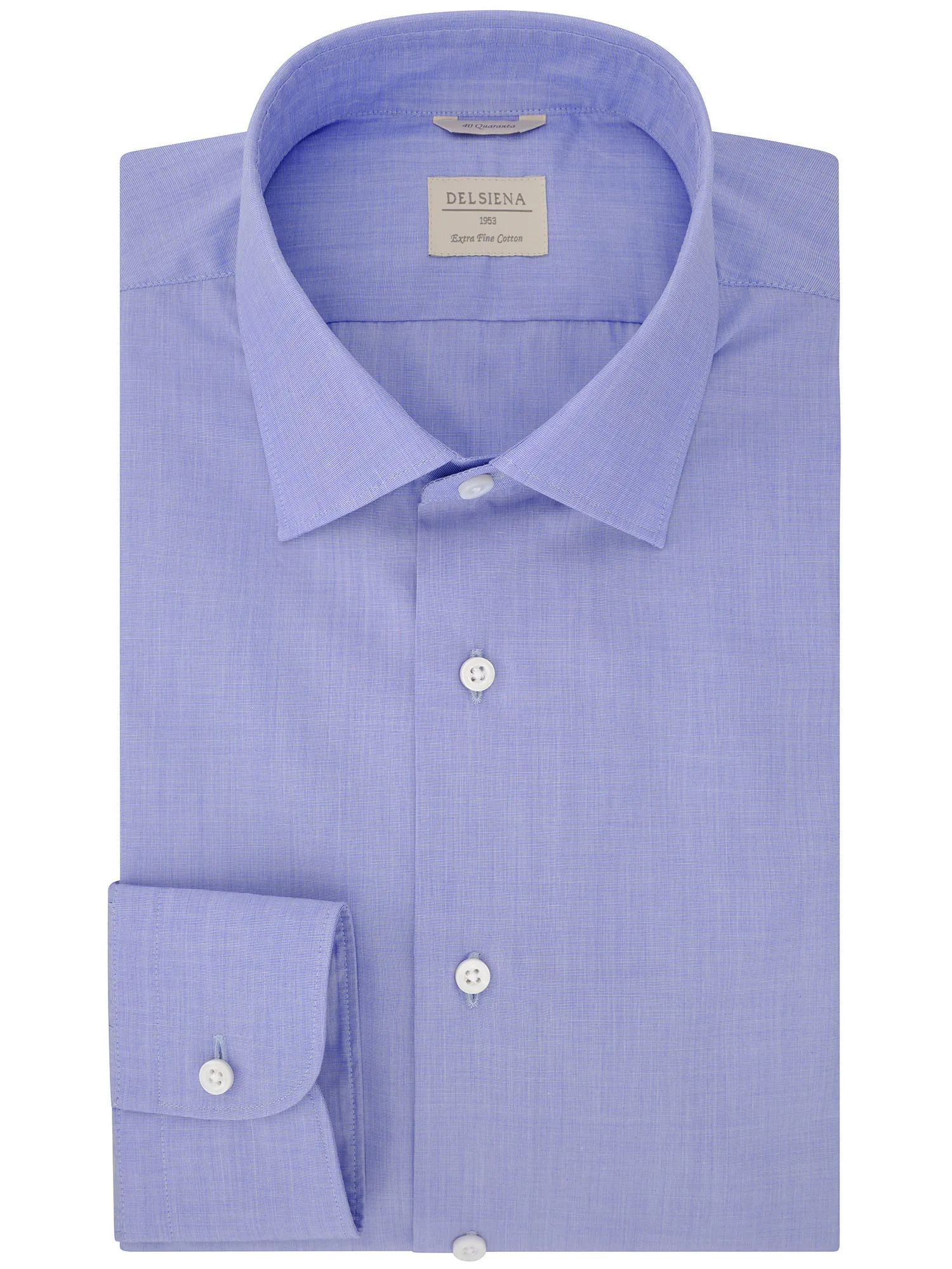 Fil-Fil Light Blue Shirt with Classic Kent Collar