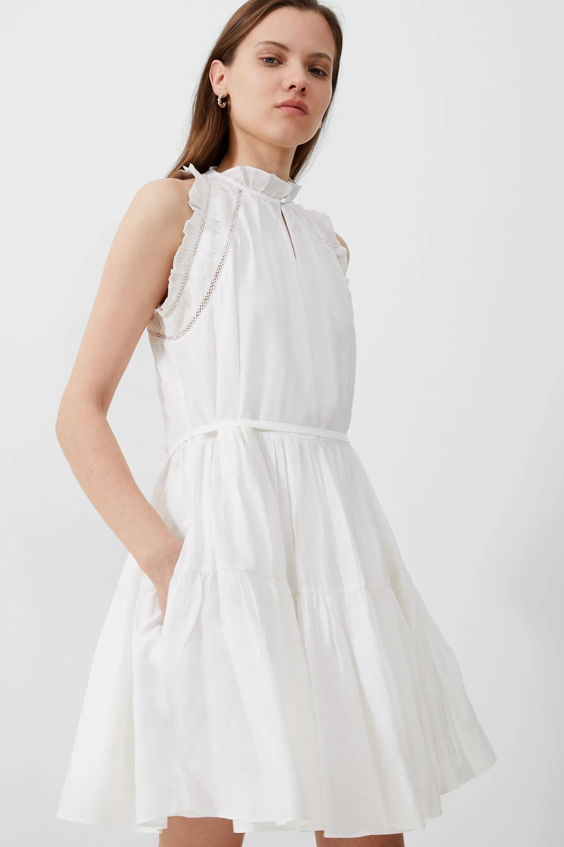 French Connection Emily Tie Fla Dress