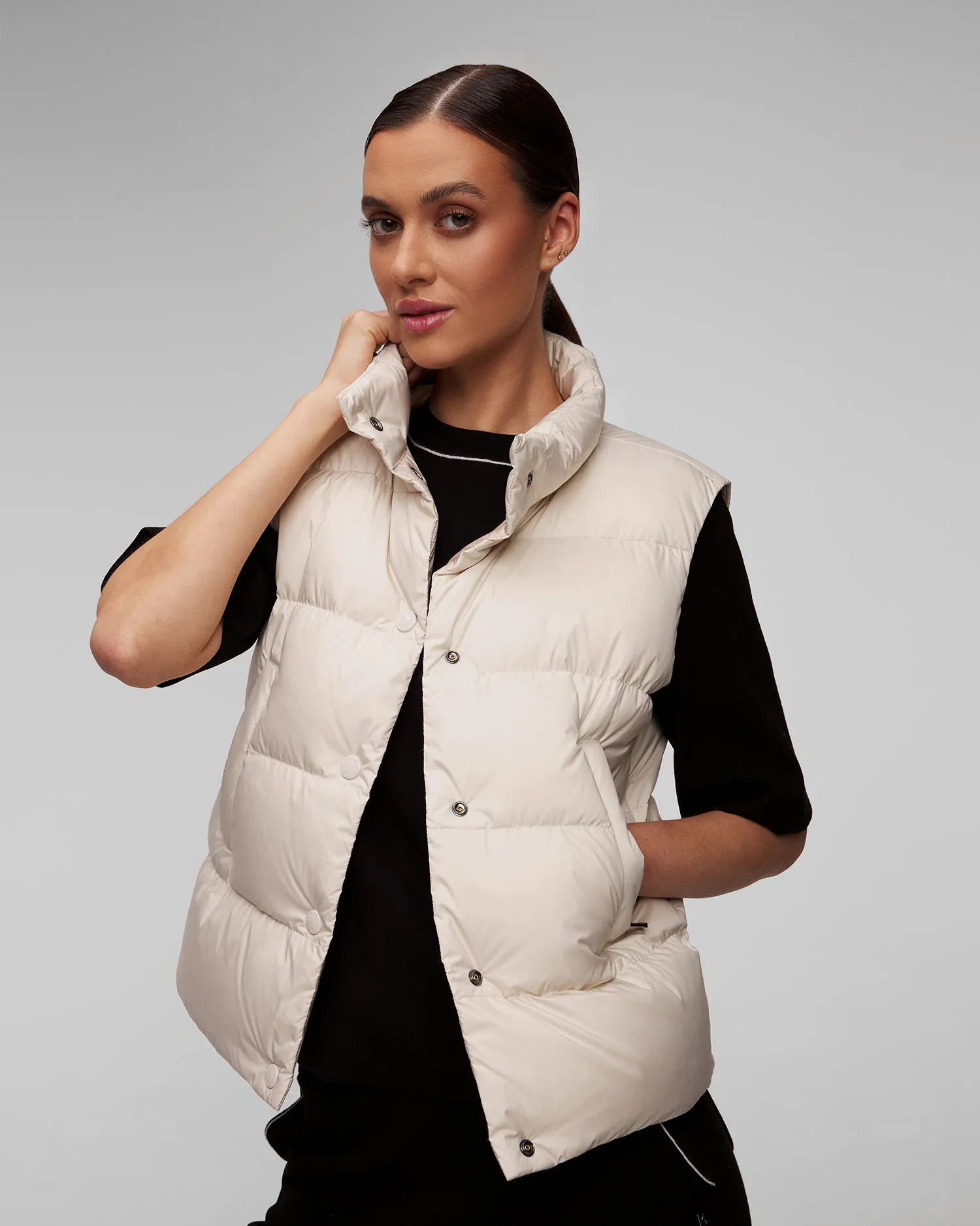 Gilet bianco con piumino da donna BOGNER Orely-D 36957914-756