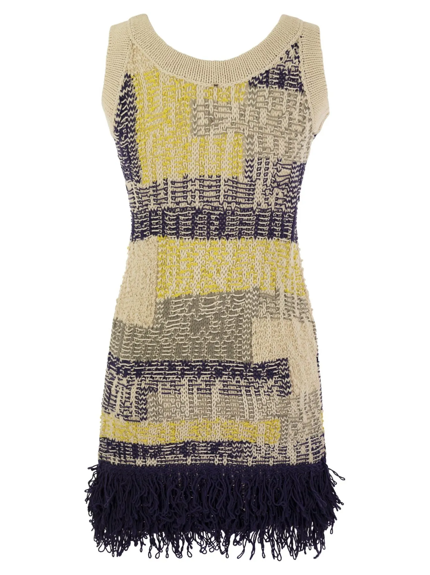 GIRO – Knitted dress with fringe