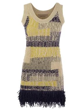 GIRO – Knitted dress with fringe