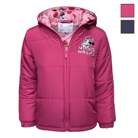 Giubbotto bambina invernale piumino Disney Minnie Mouse Impermeabile 6261