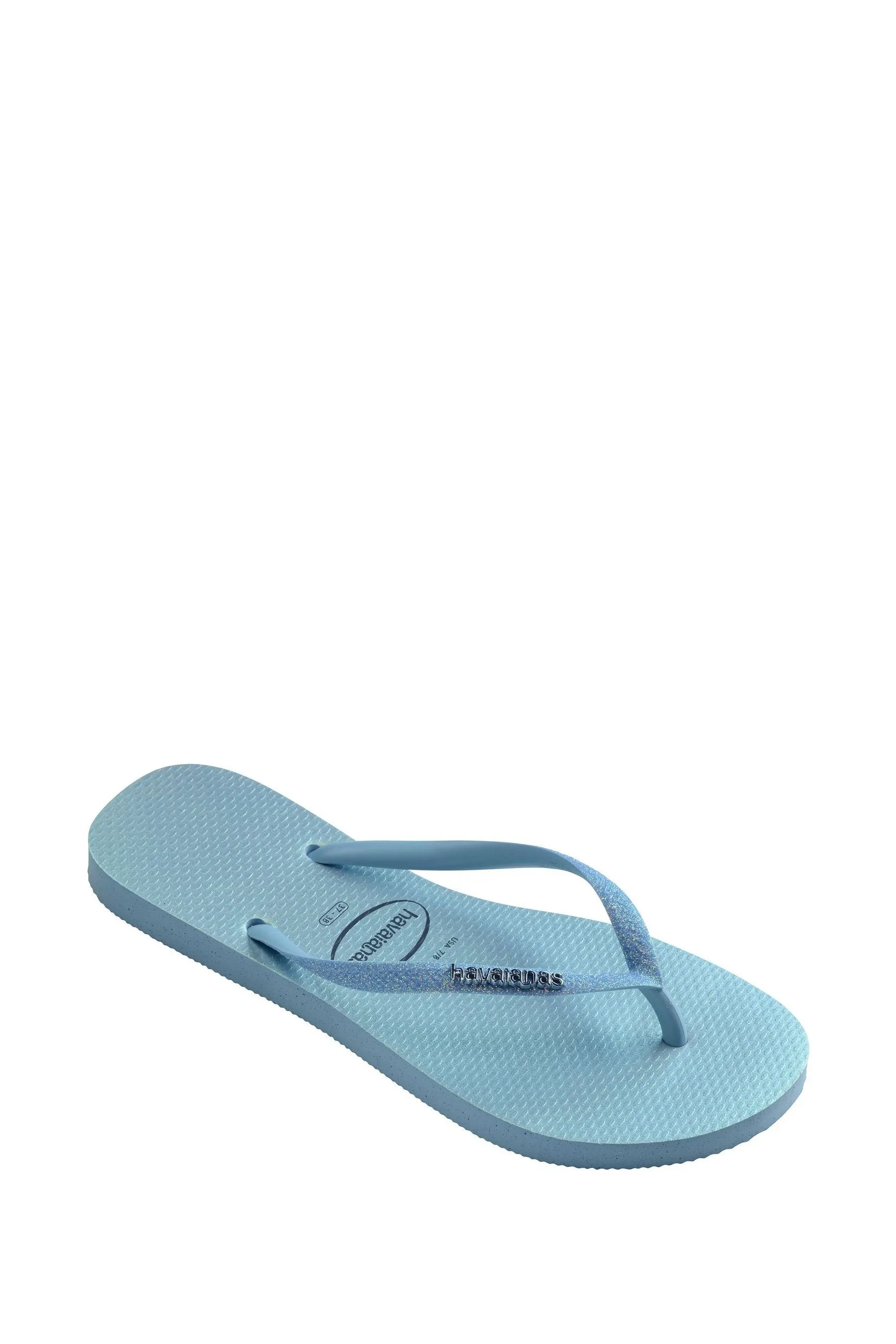 Havaianas - Sandali slim iridescente glitterato