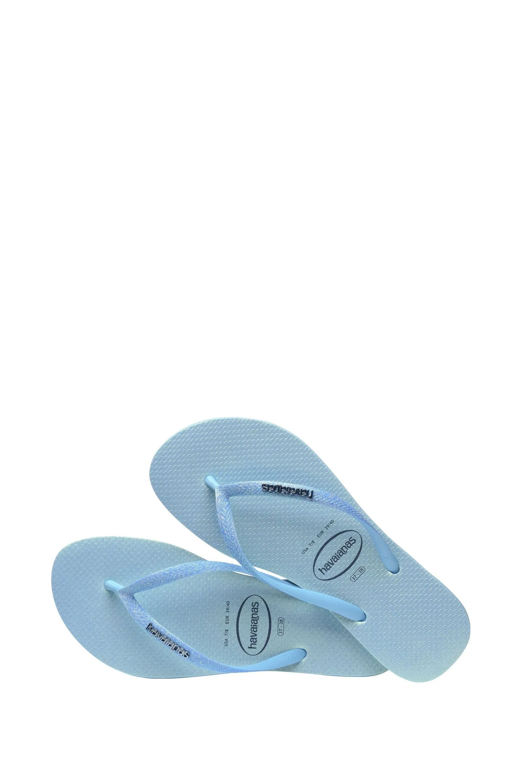 Havaianas - Sandali slim iridescente glitterato