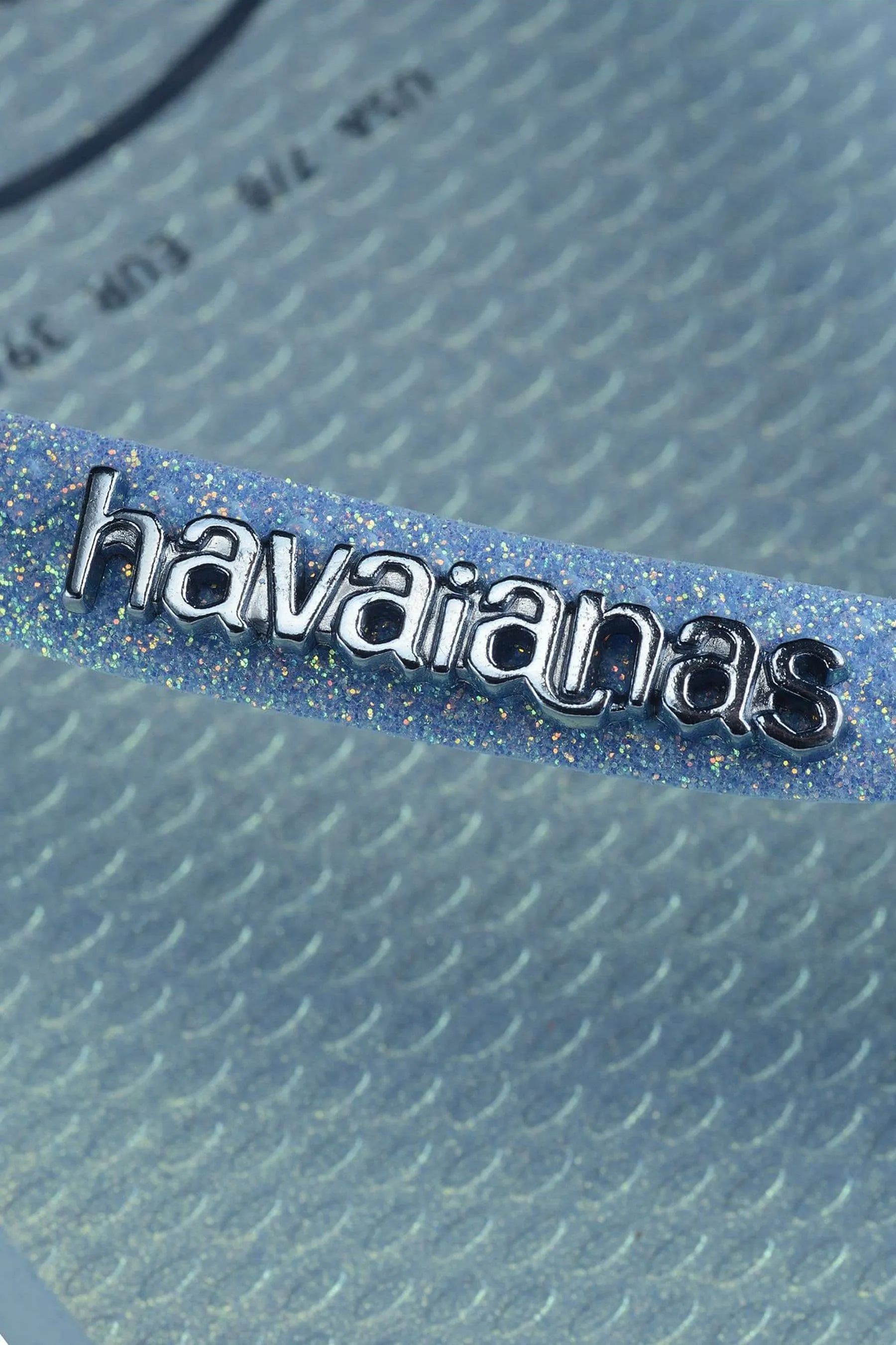 Havaianas - Sandali slim iridescente glitterato