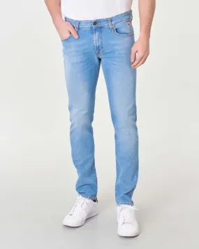 Jeans 517 Platters lavaggio chiaro bleach con baffature e leggere abrasioni