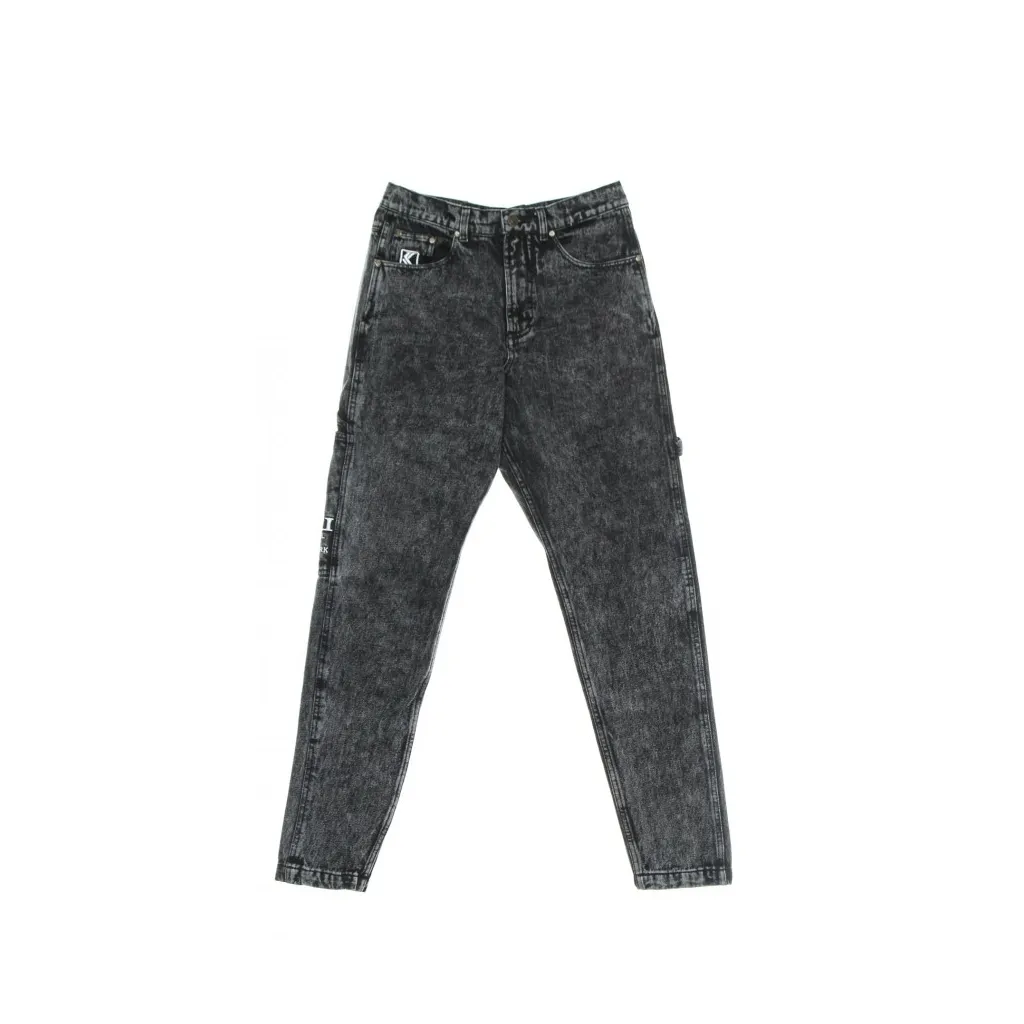 jeans uomo retro moon wash denim pants DARK GREY