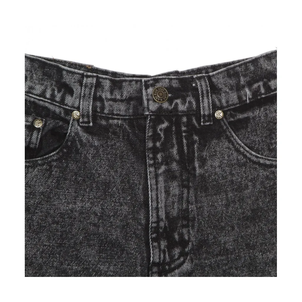 jeans uomo retro moon wash denim pants DARK GREY