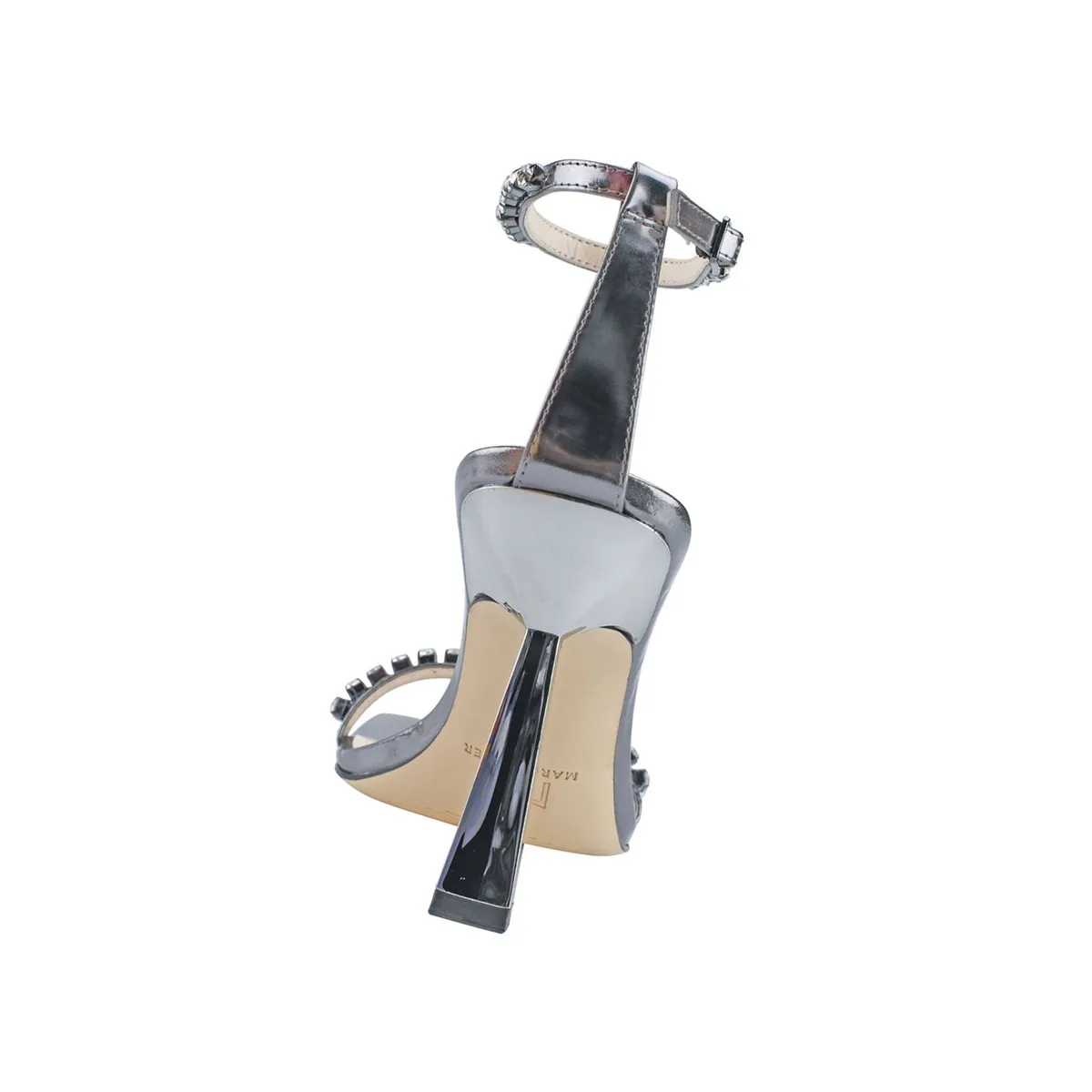 Marc Fisher Heels & Pumps Vancouver Karima Sandali con tacco da donna Grigio metallizzato