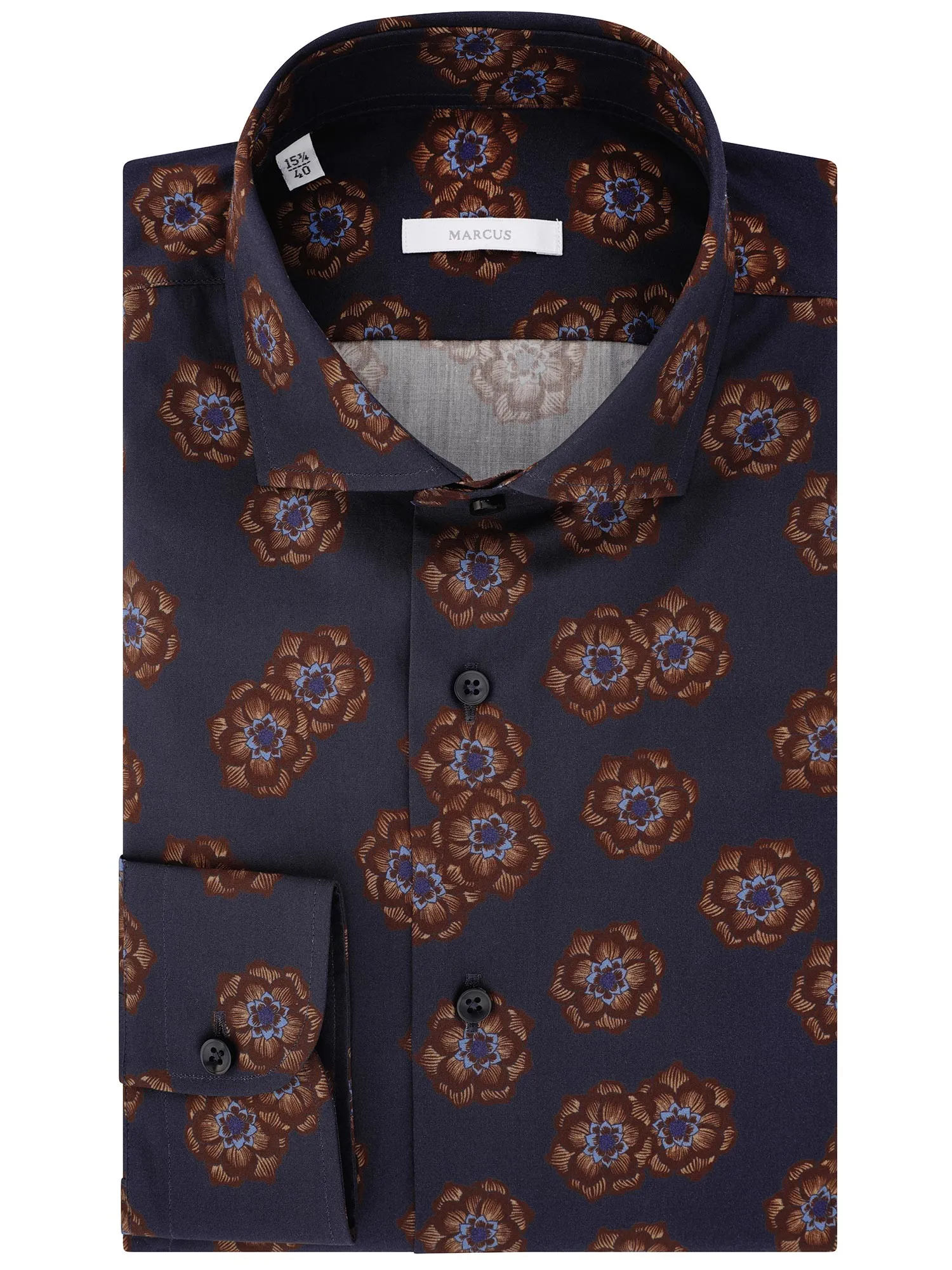 Men's Casual Shirt in Printed Cotton