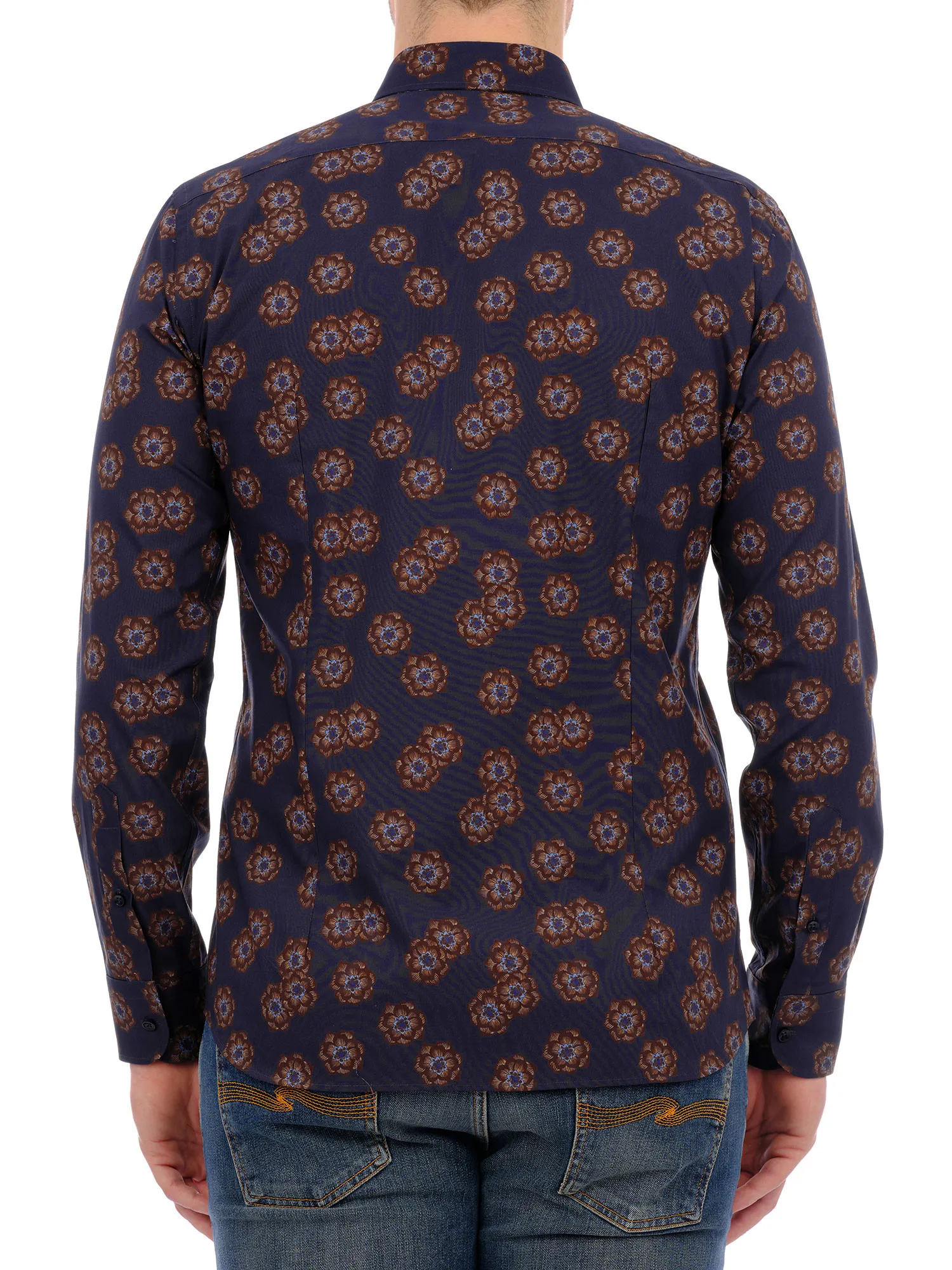 Men's Casual Shirt in Printed Cotton