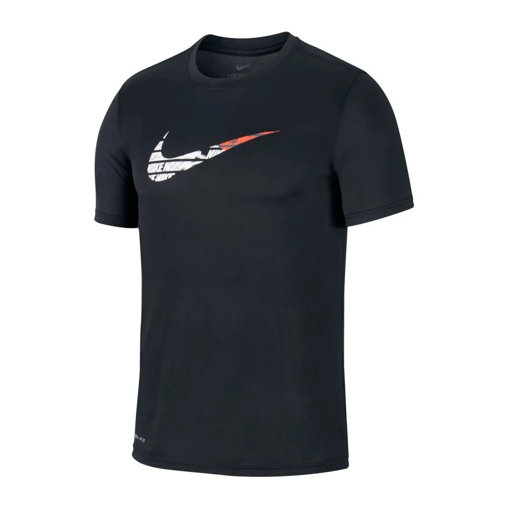 Nike Dri Fit Swoosh Tee Nero CI7487-010