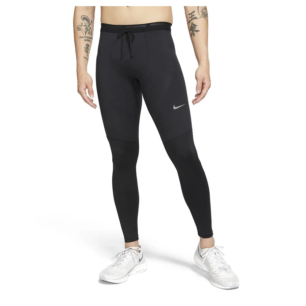 Nike Leggings Running Phenom Elite Nero Reflective Argento Uomo