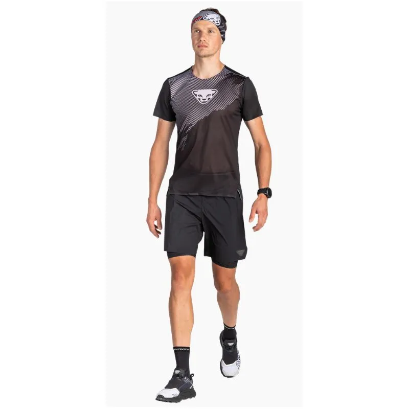 Pantaloncini da trail Dynafit DNA ULTRA 2 in 1 Black out) uomo