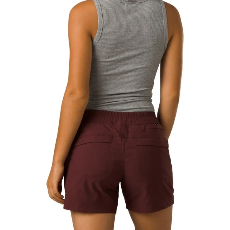 Pantaloncini Prana Halle E-Waist Short II (Cocoa) donna