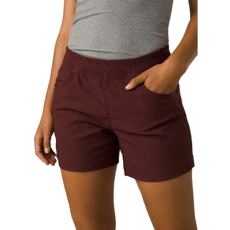 Pantaloncini Prana Halle E-Waist Short II (Cocoa) donna