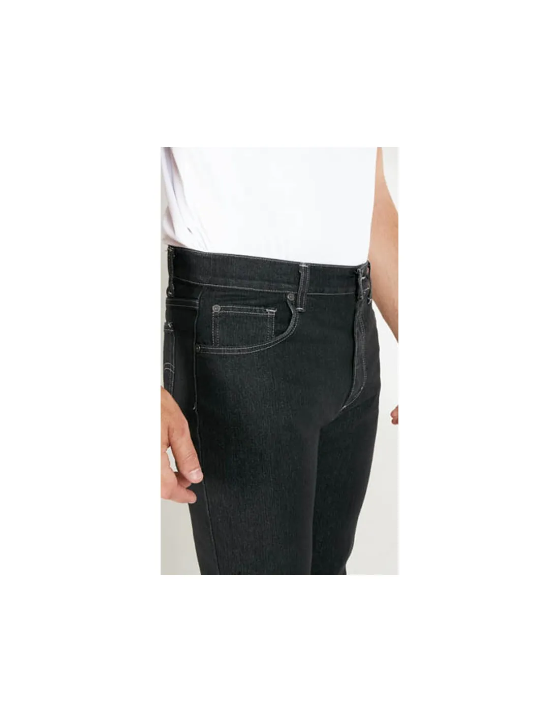 Pantalone in cotone 5 tasche Denim jeans Nero Mod Savona