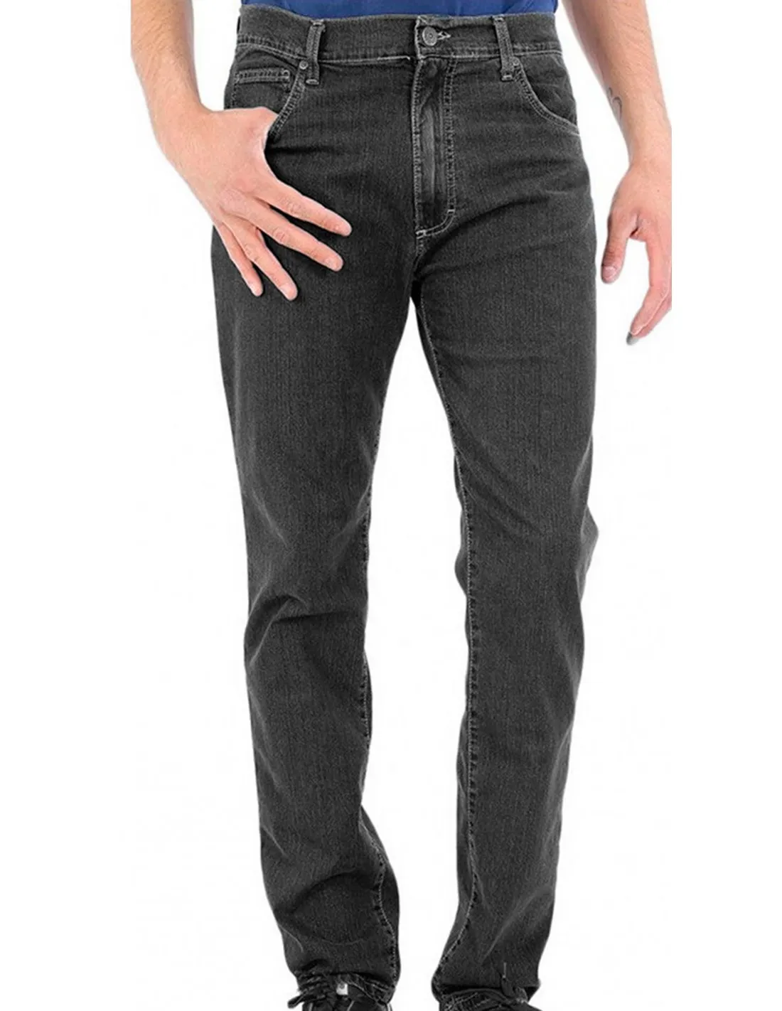 Pantalone in cotone 5 tasche Denim jeans Nero Mod Savona