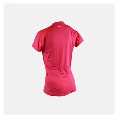 Raidlight Women's Raspberry Pink 1/2 Zip R-Light Short Sleeved Jersey