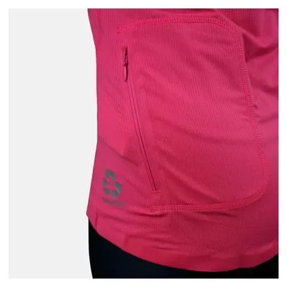 Raidlight Women's Raspberry Pink 1/2 Zip R-Light Short Sleeved Jersey