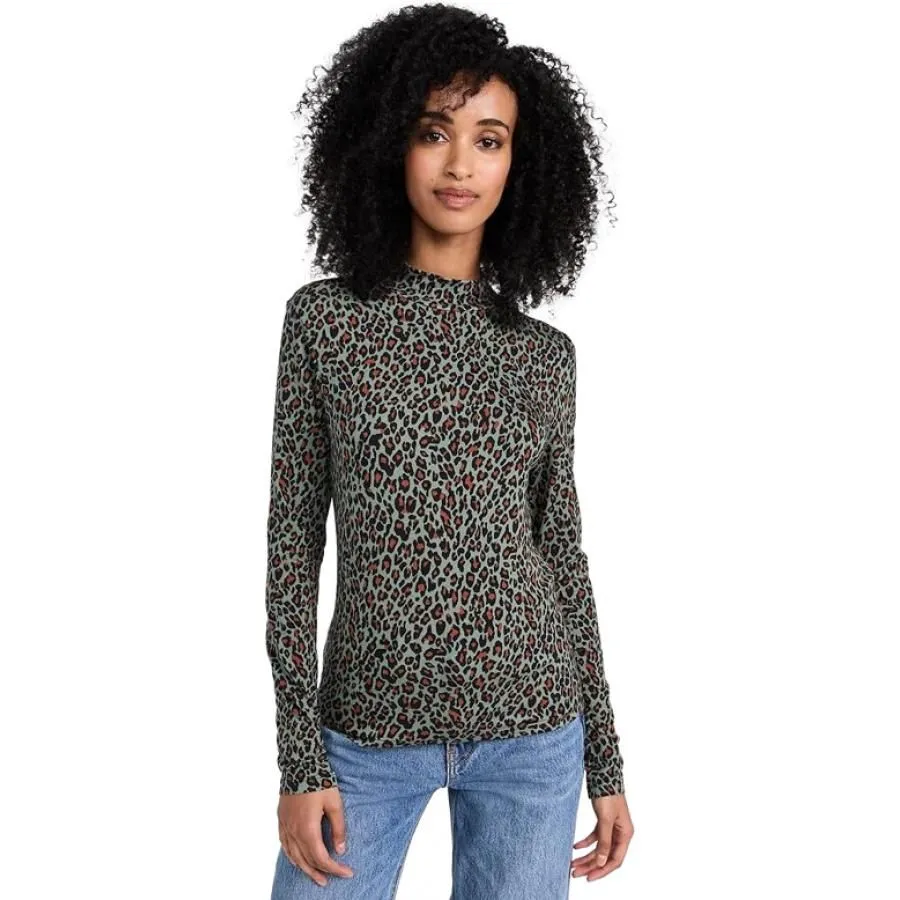 --Scotch&soda Maglia Con Stampa Leopardata-