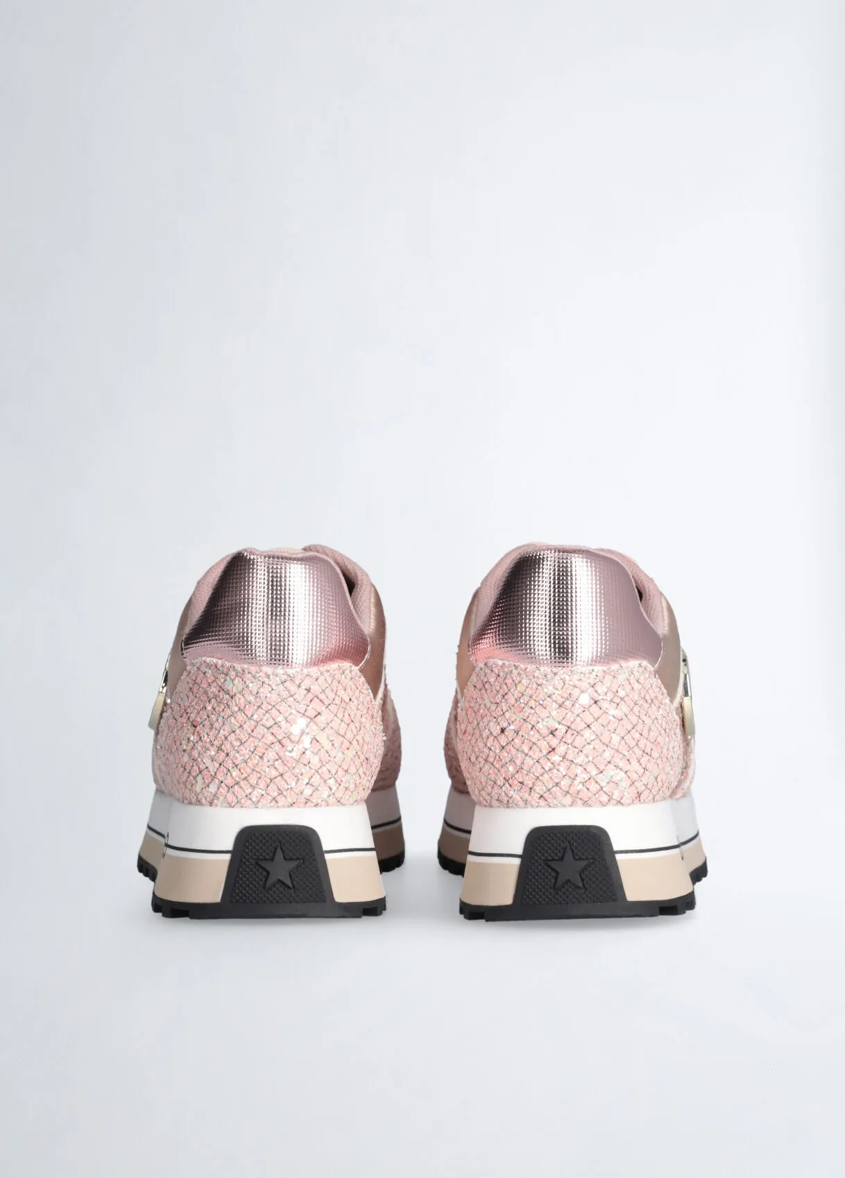 Sneakers platform full glitter