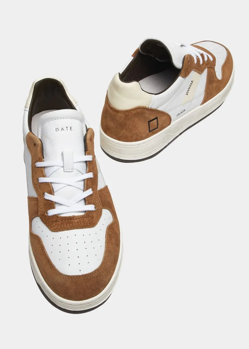 SNEAKERS Uomo DATE M391-C2-NT-HC COURT 2.0 NATURAL WHITE CAMEL