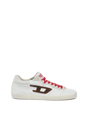 SNEAKERS Uomo DIESEL Y03336 P2034 - S-LEROJI LOW HA123 WHITE-BROWN-RED-